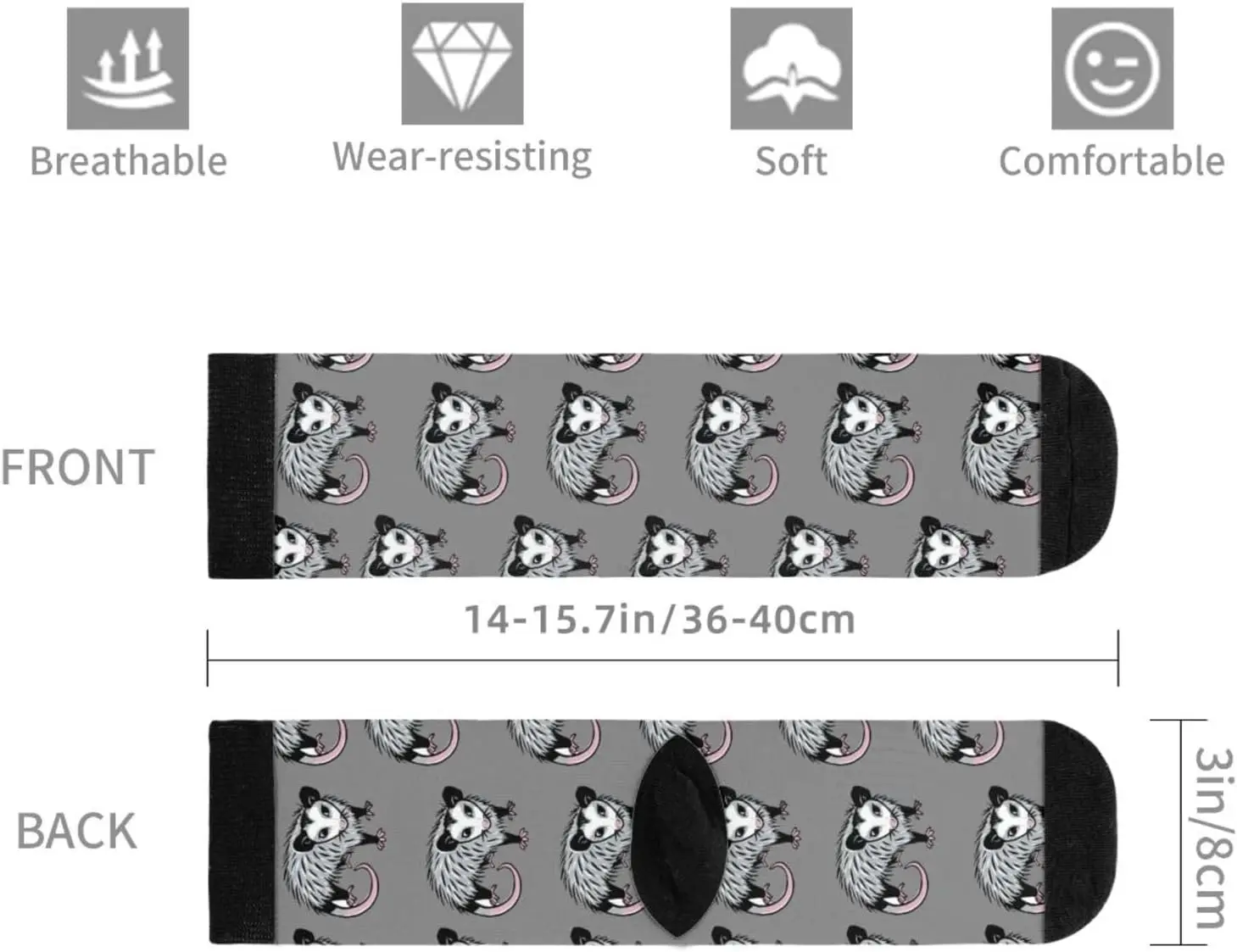 ถุงเท้าลำลองตลกขบขันแปลกใหม่สำหรับผู้ชายและผู้หญิง