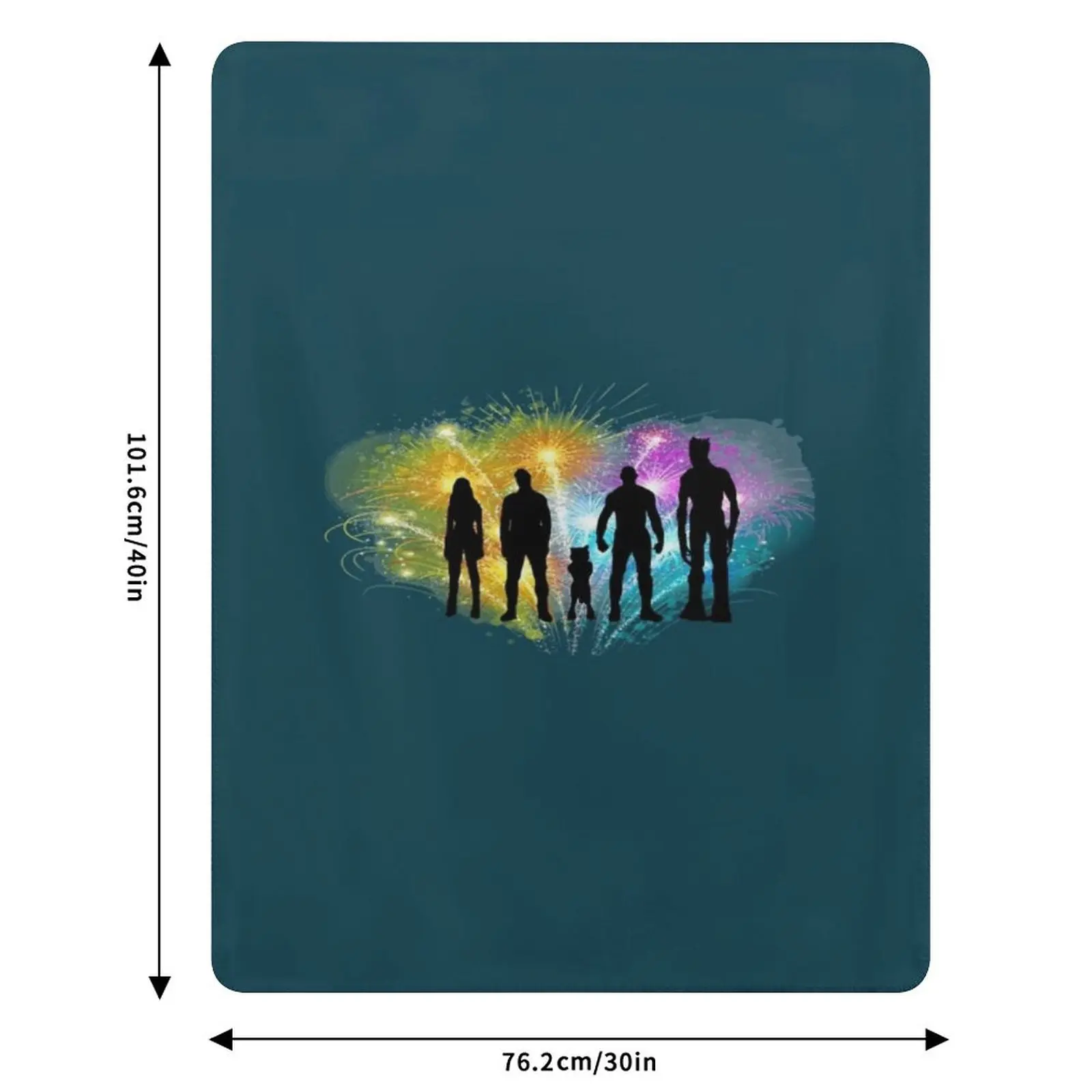 Guardians Throw Blanket bed plaid Plush Sofa Decoratives Blankets