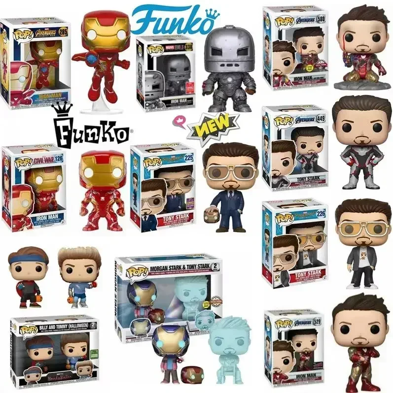 Disney Funko POP Мстители Железный человек 580 #   Тони Старк Морган Старк25. #   2 #   338 #   226 #   529 #   126 #   285 #   Детская подвижная модель игрушки в подарок
