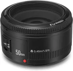 YONGNUO YN50mm F1.8 Standard Prime Lens Auto for Nikon F Mount D7200 D90 D750 D610 DSLR Camera,for Canon 6D 90D 80D DSLR Camera