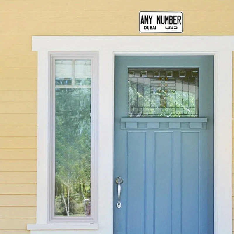 Custom Dubai 003 License Plate,Vehicle Decor,Xmas/Halloween Gift,Decoration Only