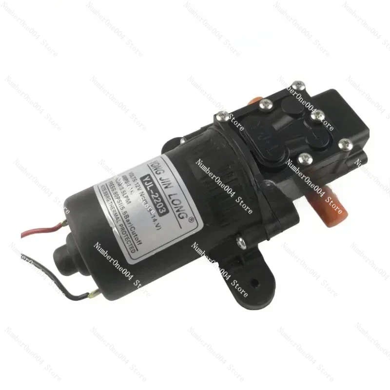 

12V Electric Sprayer Diaphragm Pump Small Motor Water Pump Type 2203 Reflow Intelligent Pressure Switch Agricultural