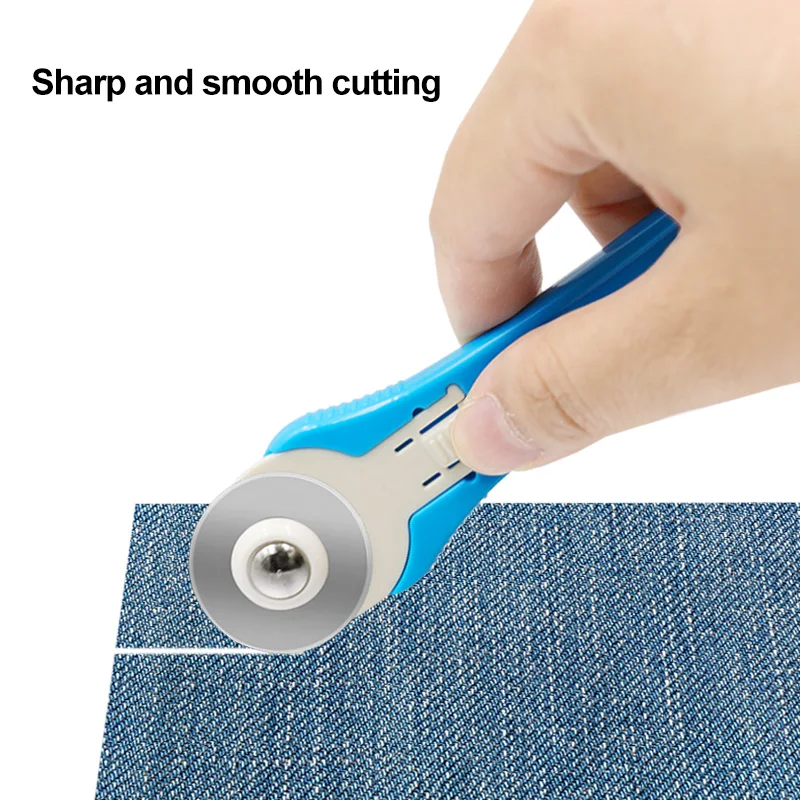 Rotary Cutter 28mm Leather Cutting Tool Leather Craft Fabric Circular Blade Knife DIY Patchwork Sewing Quilting