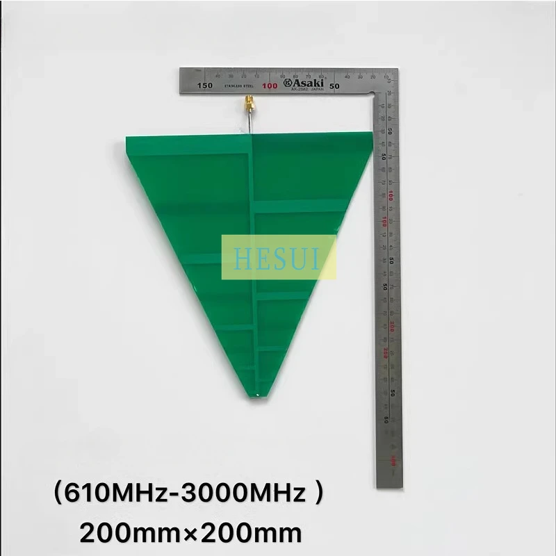 UWB ultra-wideband log-periodic antenna 610MHZ-3000MHZ