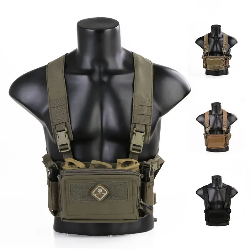 

Emersongear Tactical For D3CR Chest Rig Modular Adjustable Hunting Vest MOLLE Airsoft Gear Combat EM9557