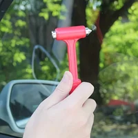Two-in-One Emergency Car Safety Escape Hammers Glass Window Breaker Seat Belt Cutter Portable Car Emergency Rescue Escape Tools 3