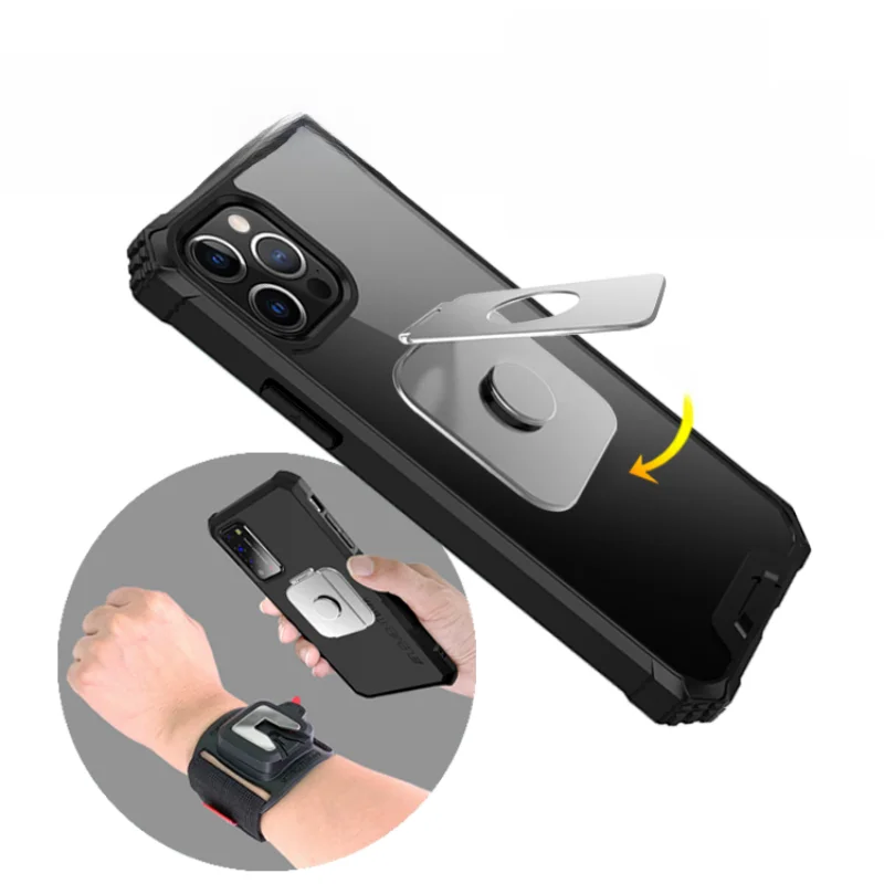 Foldable Phone Holder for Running And Cycling Arm Band Navigation Assistant Mobile Phone Strap Versatile Sports Accessory