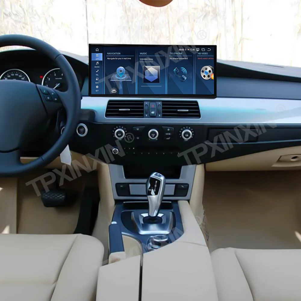 

Автомобильные аксессуары: мультимедийная система Android для BMW 5 серии E60 2003-2009, GPS-навигация, автомагнитола, стерео ресивер, CarPlay, головное устройство