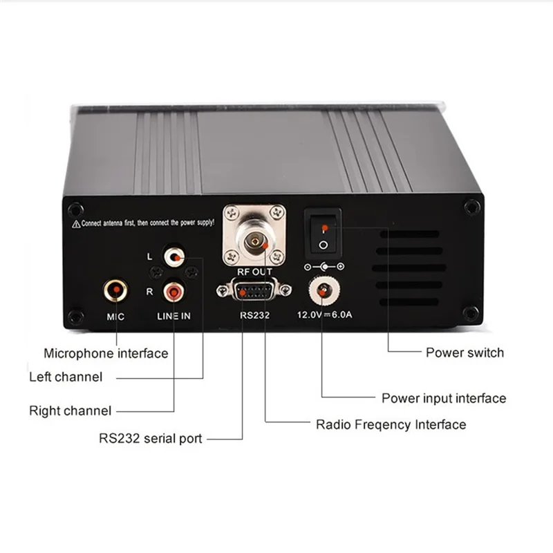 FFYY-CZE-T251 Transmissor de transmissão FM de longa cobertura 25W 25 Watts para equipamentos de estação de rádio de igreja de carro