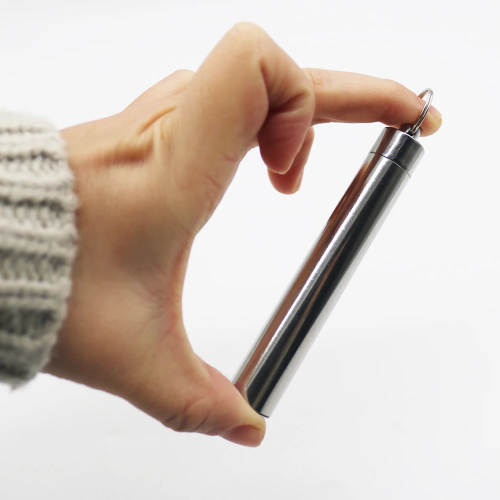 مجموعة واحدة من أعواد الأسنان المصنوعة من الفولاذ المقاوم للصدأ، مجموعة أدوات تنظيف الأسنان المعدنية القابلة لإعادة الاستخدام #5