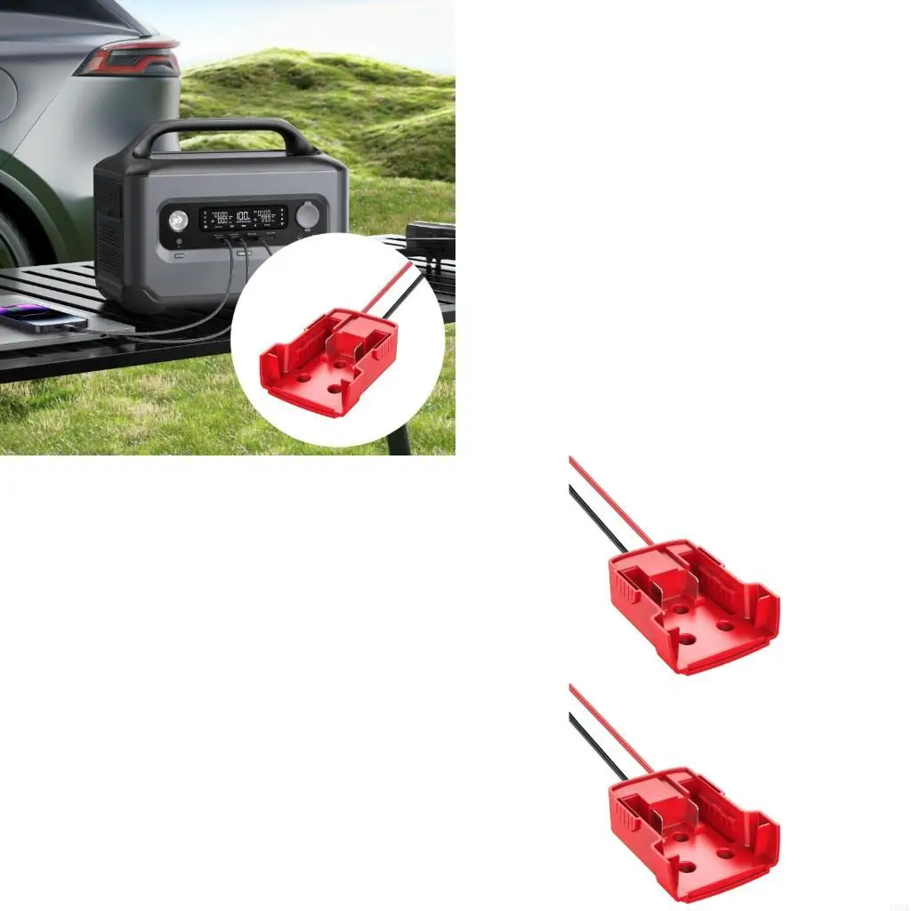 

2PCS Electric Toy Battery Converters 12AWG Wiring 30 a Fuses For DIY Power Projects