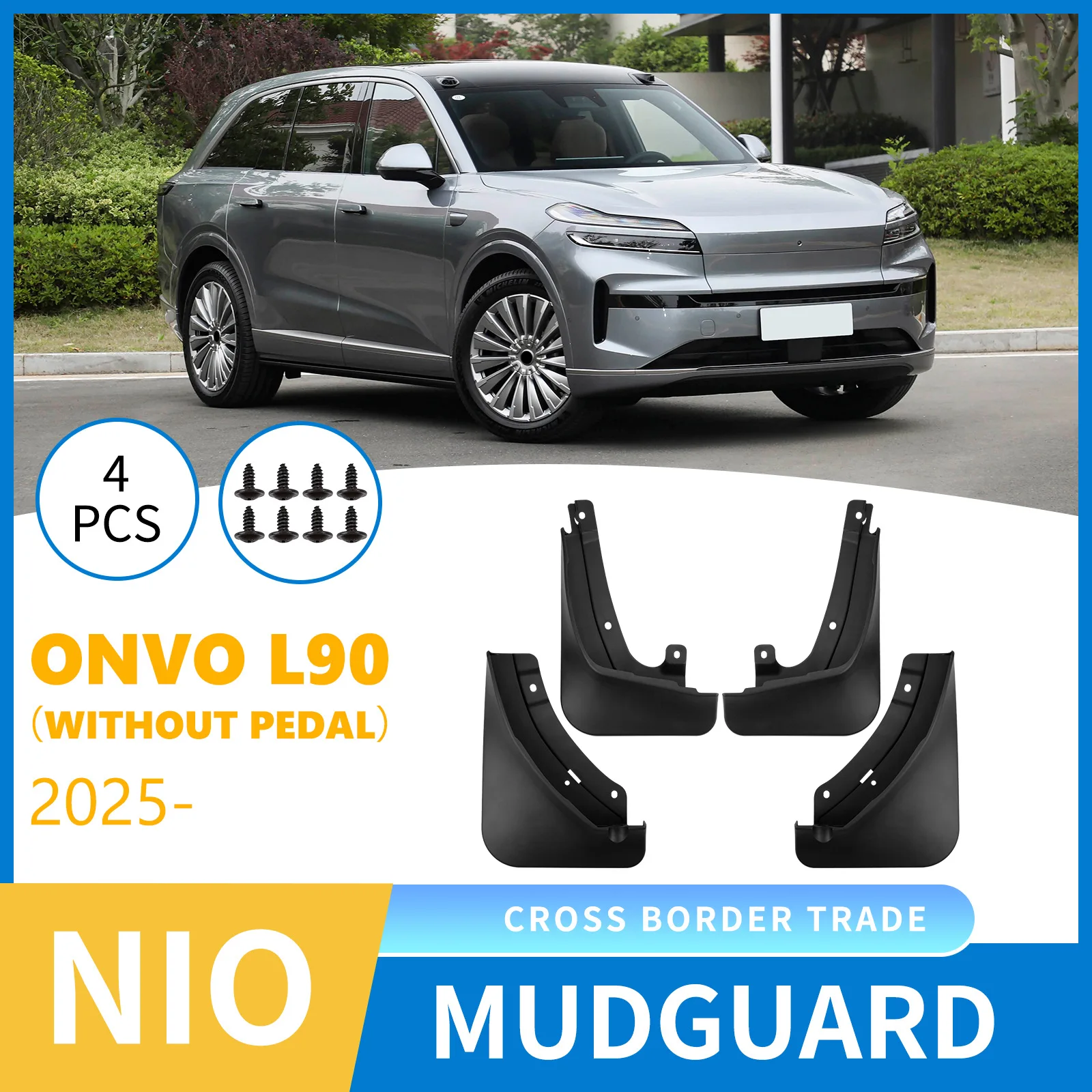

Mudguard For NIO Ledao Onvo L90 2025 non pedal car tire mudguard sheet