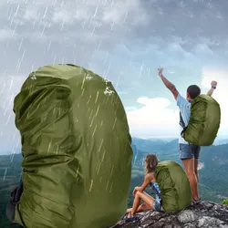 60L Waterproof Backpack Cover Dustproof Rain Cover For Backpack Rainproof Cover Outdoor Camping Hiking Climbing Bag