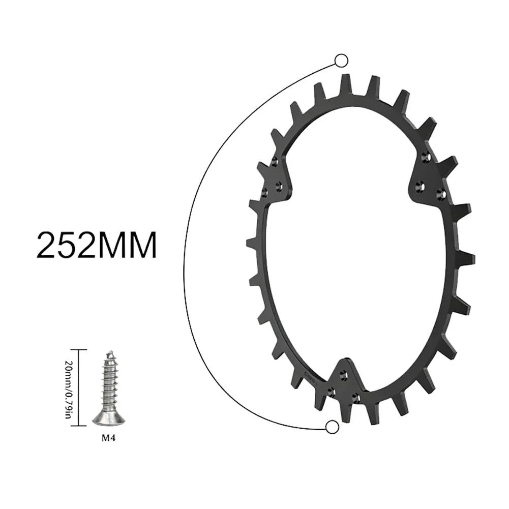 Robotic Lawnmower Wheel Spikes 252mm With Nails For 330 420 430X 435X 440 450X 550 For AWD Traction Upgrade Parts