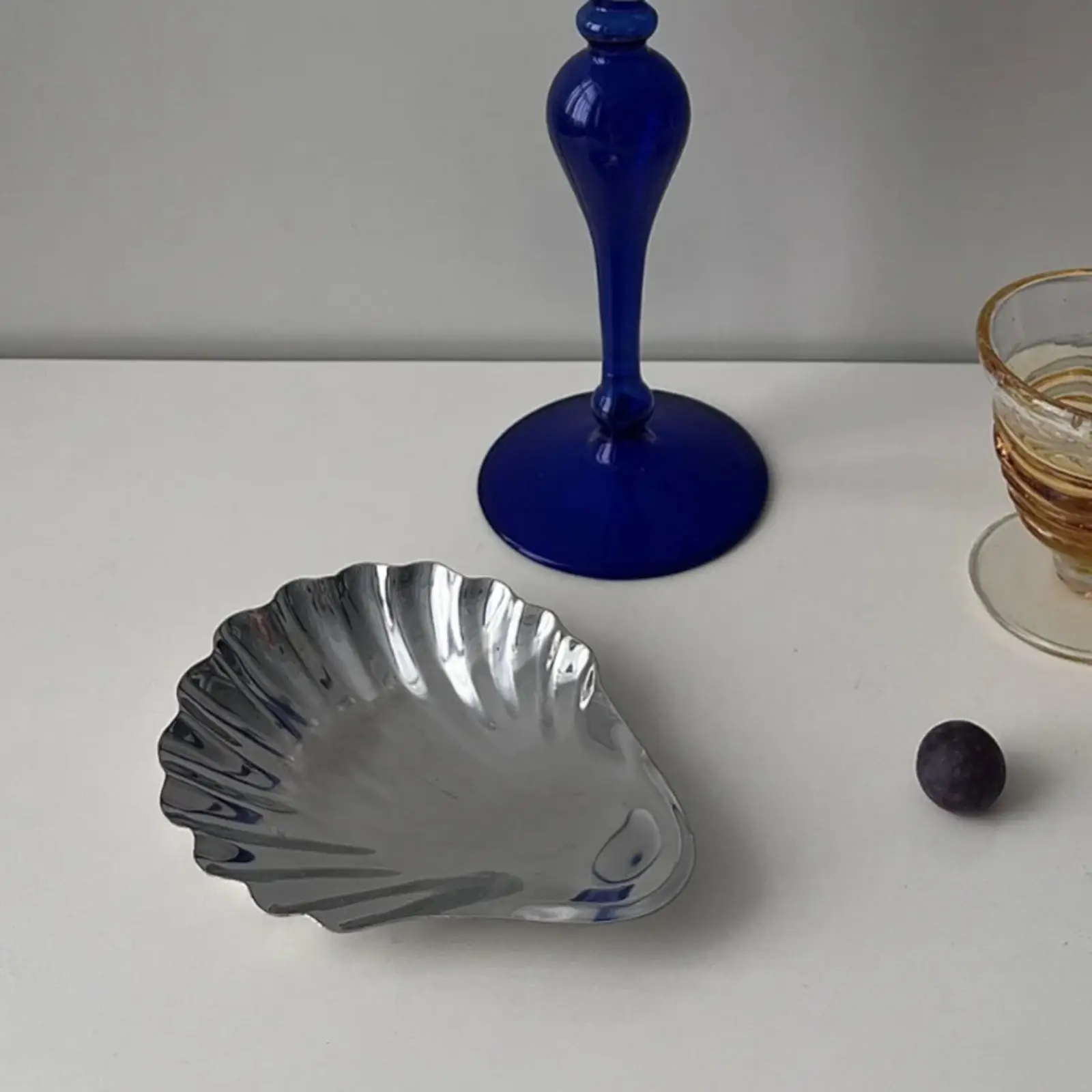 

Shell Shaped Snack Dish Dessert Dish Plate Supplies Multipurpose Serving Tray