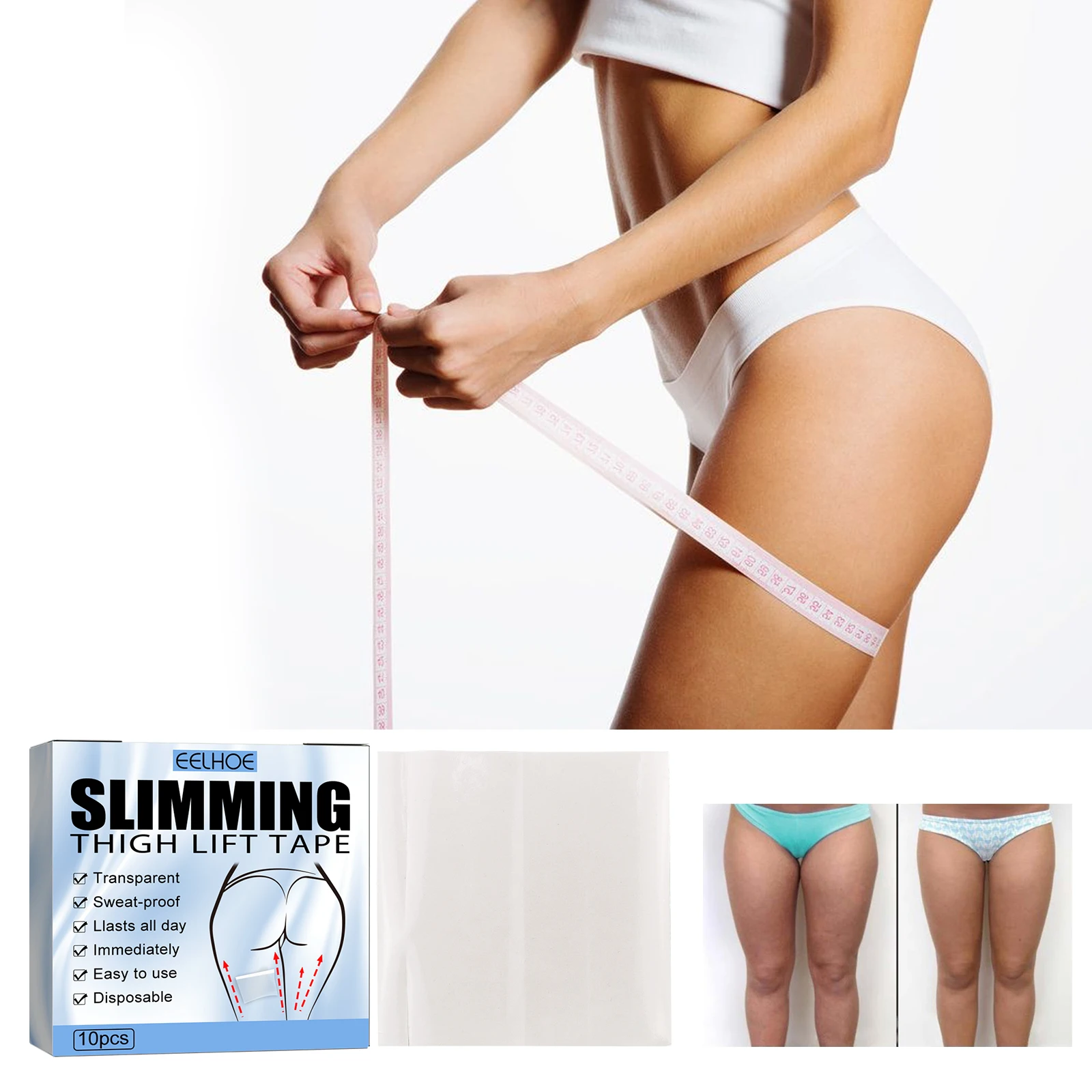 Leg Care Tape, Skin-Friendly Material for Gentle Leg Skin Care, Lightweight Breathable Comfort Fit