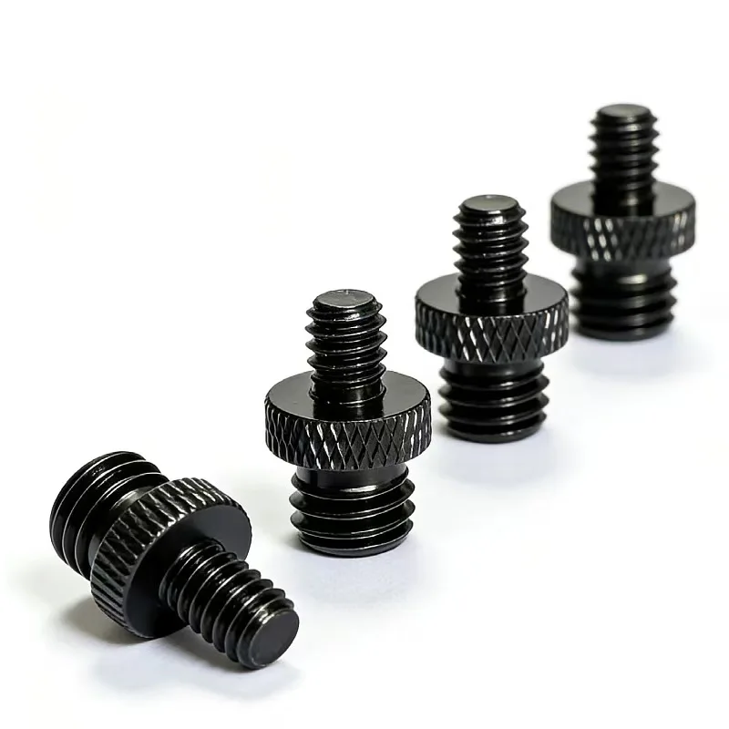 Lightweight 1/4 M 3/8 M aluminum alloy adapter bracket external interface double-ended thread photography equipment accessories