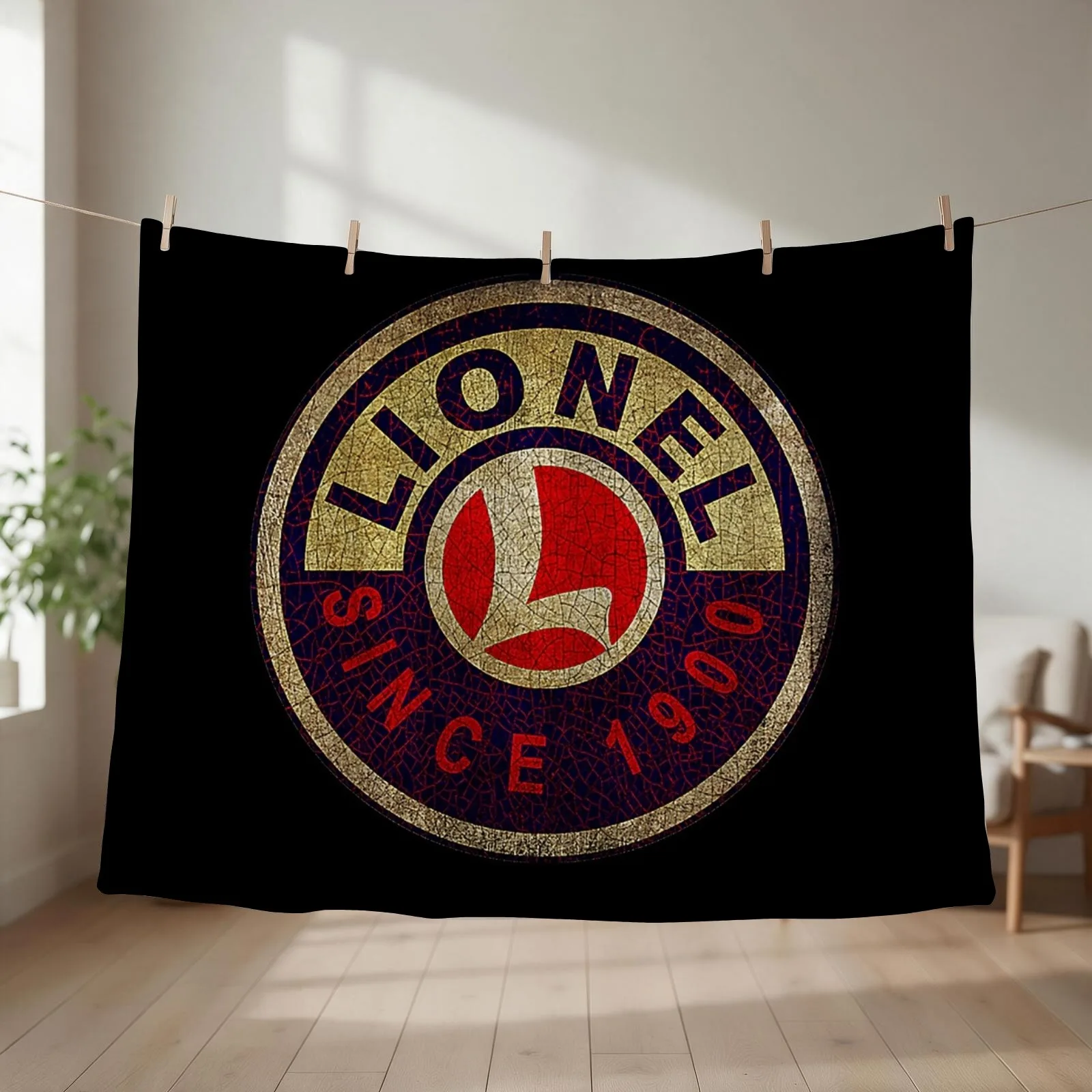 Lionel Model Trains Shirt Throw Blanket couch cozy soft plush fuzzy picnic outdoor blanket