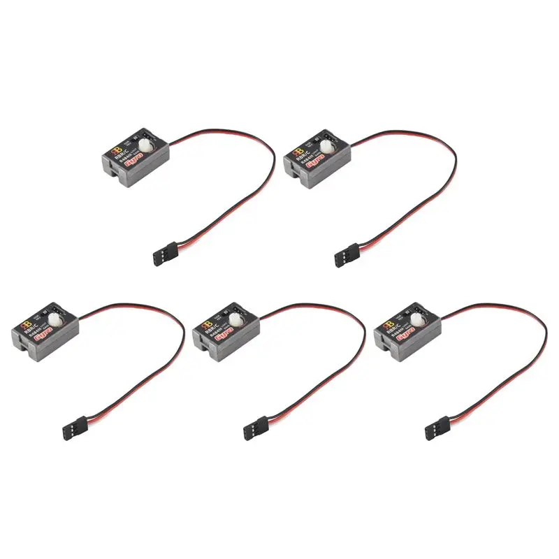 ABXE-5X Mini Gyro Gyroscope For WPL D12 1/10 RC Car Drift Racing Car Steering Output Integrated Compact Light-Weight Design