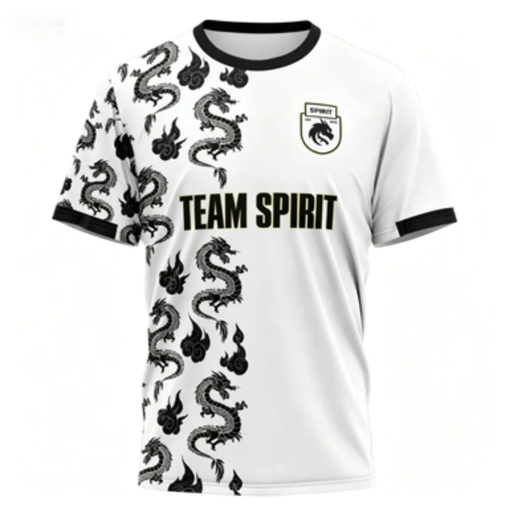 2026 New Team Spirit Jerseys Fashion Game Esports Player Donk Uniform Jersey Clothing Men Dragon Design Fans T-shirts