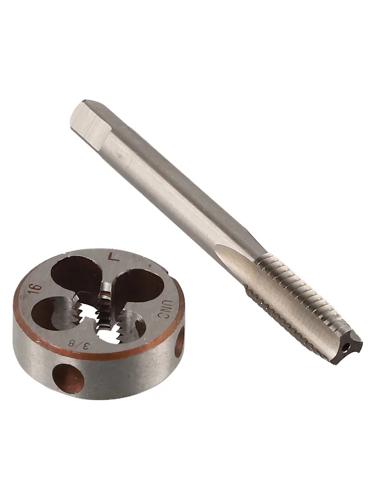 Hand Die Hand Tap 1pcs 3 8-16 UNC Left HSS 3 8-16 UN Left CNC Tool Hand Taps High Speed Steel Tap Length 80mm Hand Die
