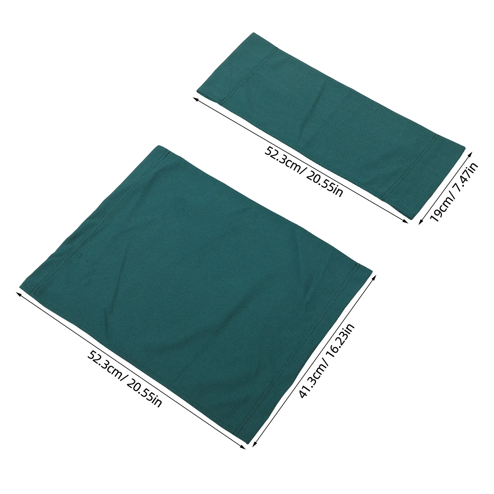 1Set Directors Chair Replacement Canvas Thickened Breathable Seat Back Covers Foldable Outdoor Camping Beach Picnic Chair