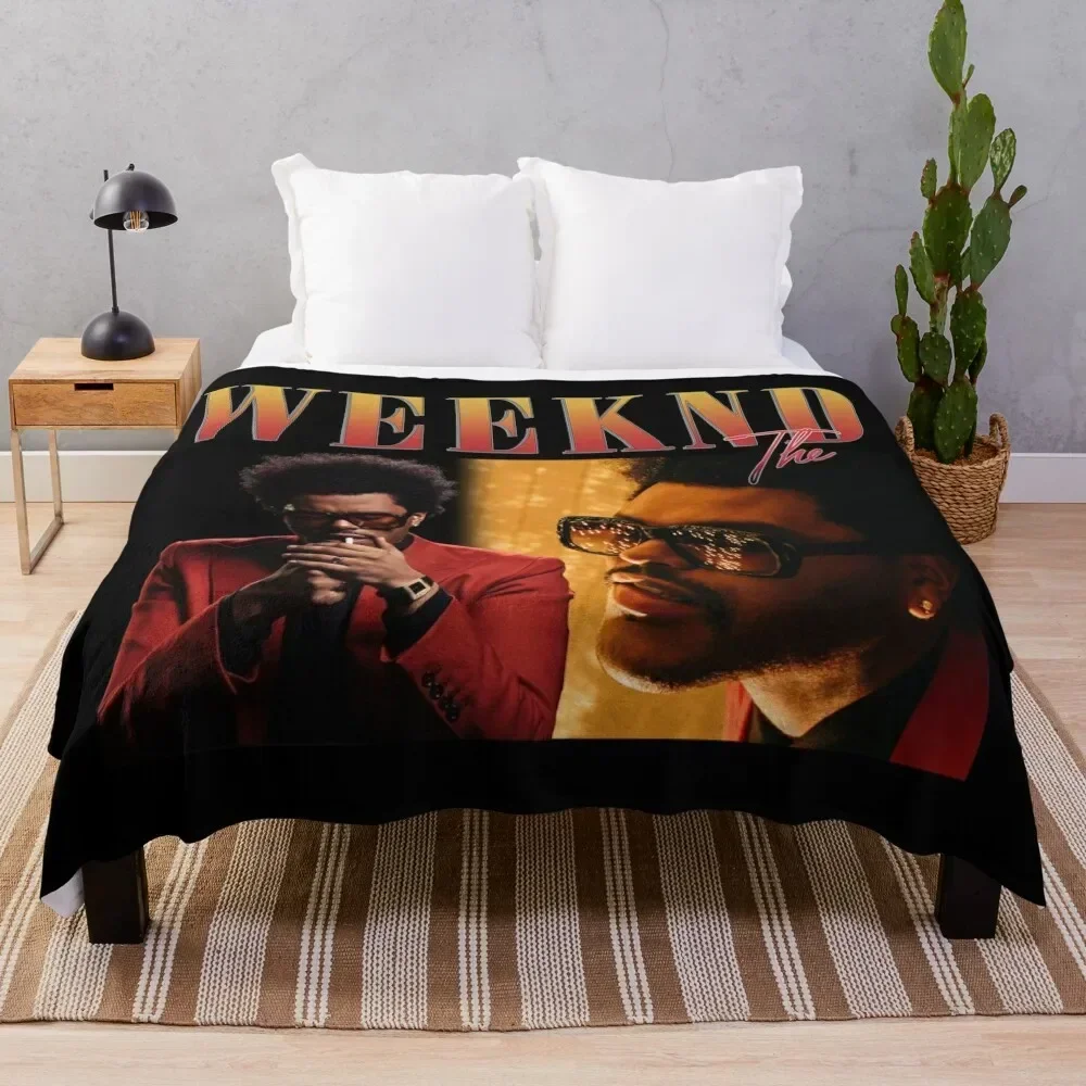 

illustration the joy of summerthe weeknd Throw Blanket Summer Cool Breathable Blanket for Sleeping