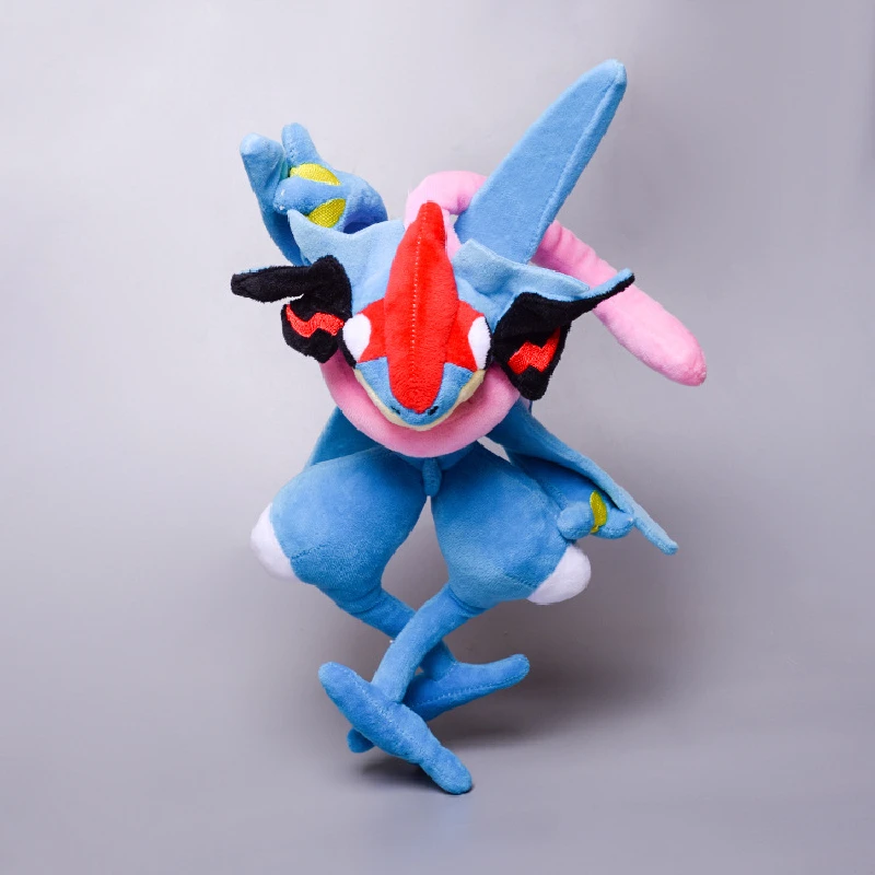 30cm Pokemon Anime Greninja Plush Toy Doll Sleeping Pillow Soft Stuffed Cute Cartoon Dolls Toys For Children Boys Birthday Gifts