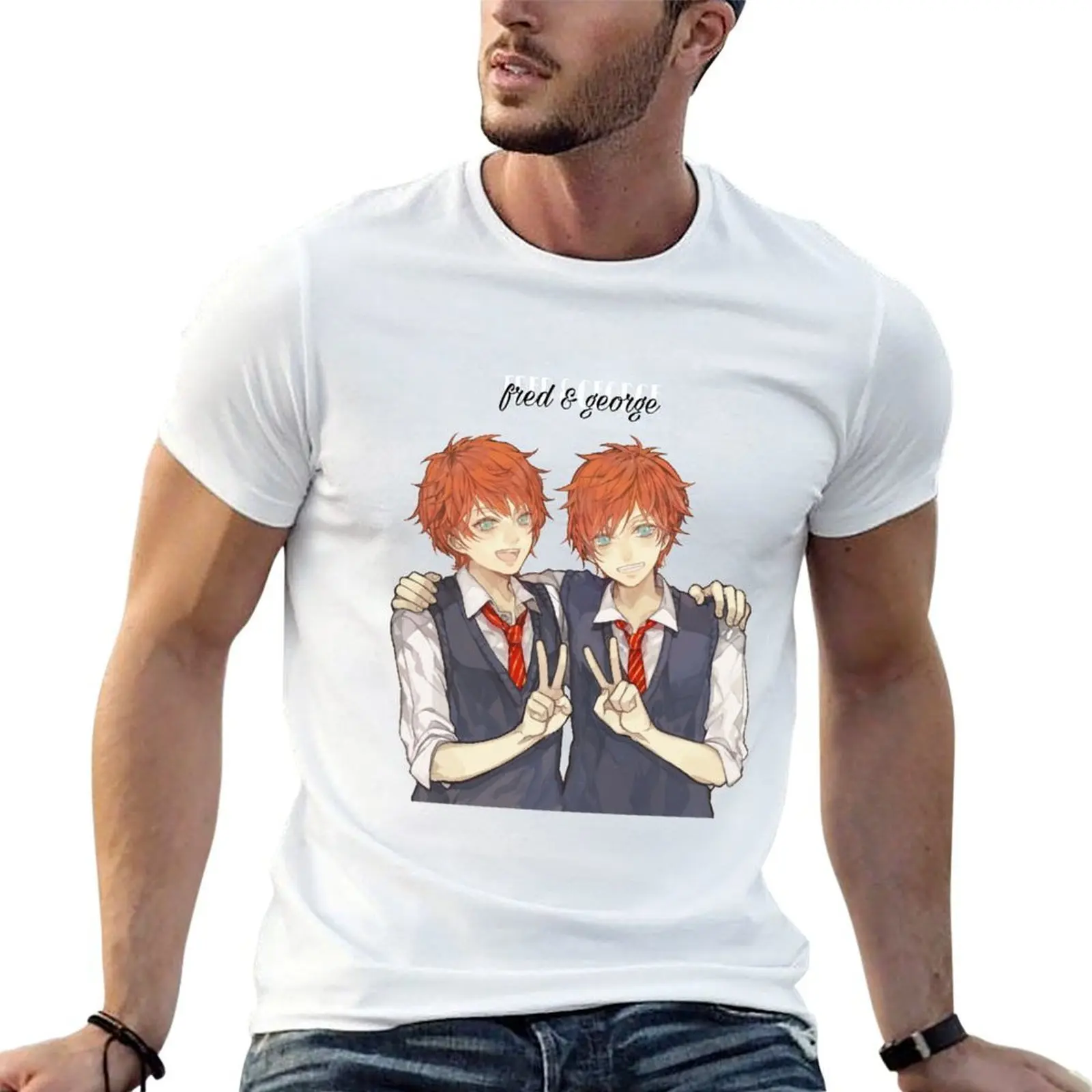 Fred and George Weasly T-Shirt shirts graphic tees essential t shirt luxury clothes men