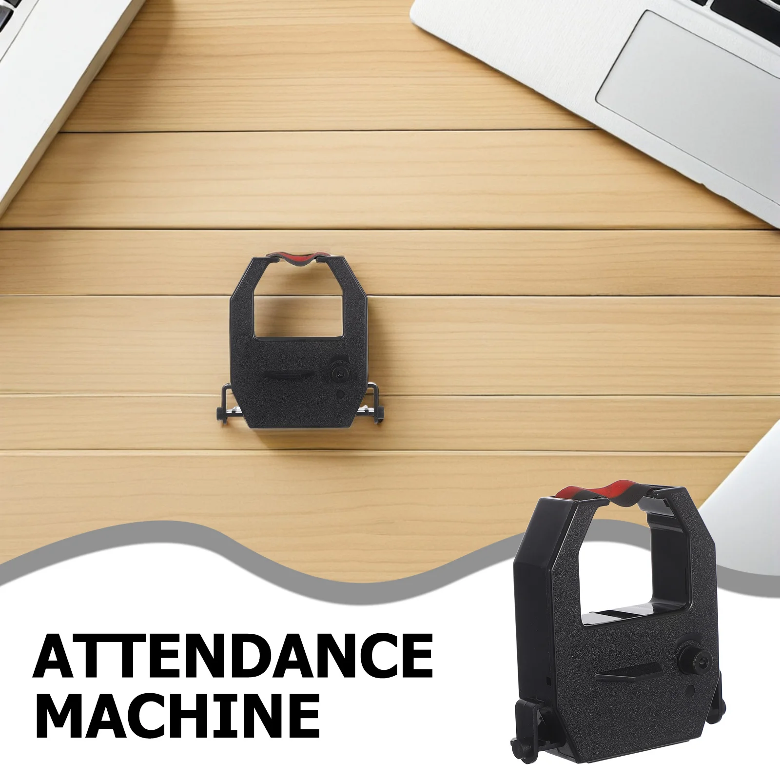 2Pcs Ribbon for Time Clocks Replacement - Unique Attendance Clock Part Compatible with Various Digital Time Recorders