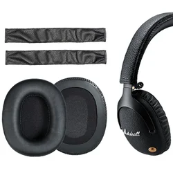 Replacement  High Quality Ear Pads Cushion For Marshall monitor ANC Headphones Earpads Soft Leather Cover Earmuffs Accessories