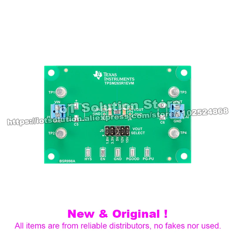 TPSM265R1EVM — 3-V to 65-V input, 1.223-V to 15-V output, 100-mA power module evaluation board