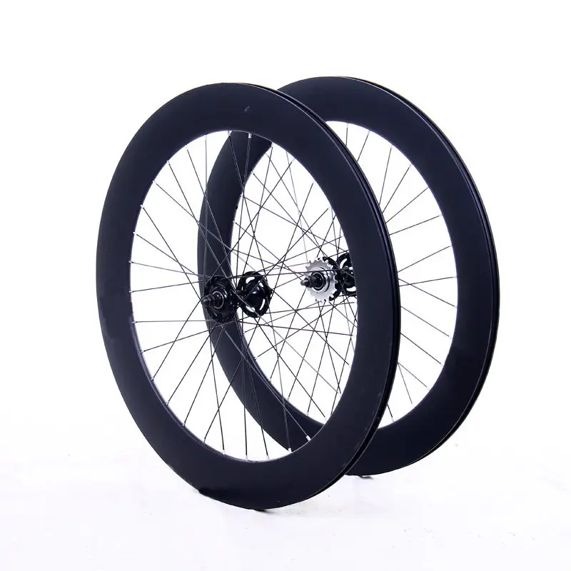 700C*70m Fixie Flip-flop Aluminum Alloy Rim Single Speed Track Bicycle Wheel Hight 70mm Bearing Hub Fixed Gear Bike Wheel
