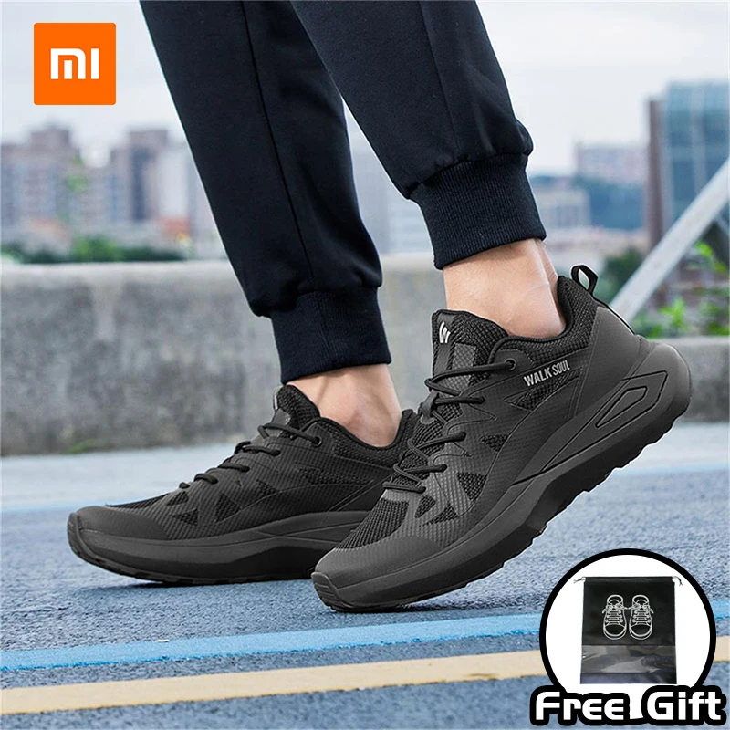 

Xiaomi Walk Soul Sneakers Casual Sports Shoes Men's Shoes Shock Absorption Structure Anti-collision Toe Antibacterial Insole