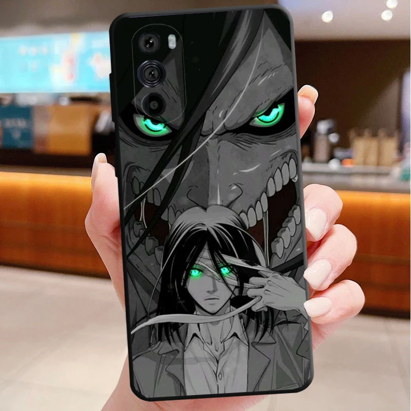 

Eren Yeager attack on titan Phone Case For Motorola Edge 50 40 Pro 60 50 40 30 Ultra Neo Fusion Moto G Play G Stylus G Power G