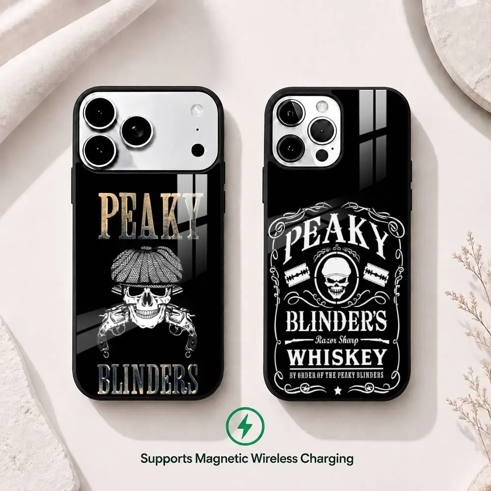 tommy shelby Peaky Blinders Phone Case For iPhone17,16,15,14,13,12,11 Plus,Pro Compatible with magnetic wireless charging