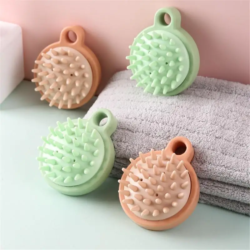 New Silicone Shampoo Scalp Hair Massager Comb Bath Scalp Massage Brush Shampoo Massager Scalp Acupuncture Point Massage