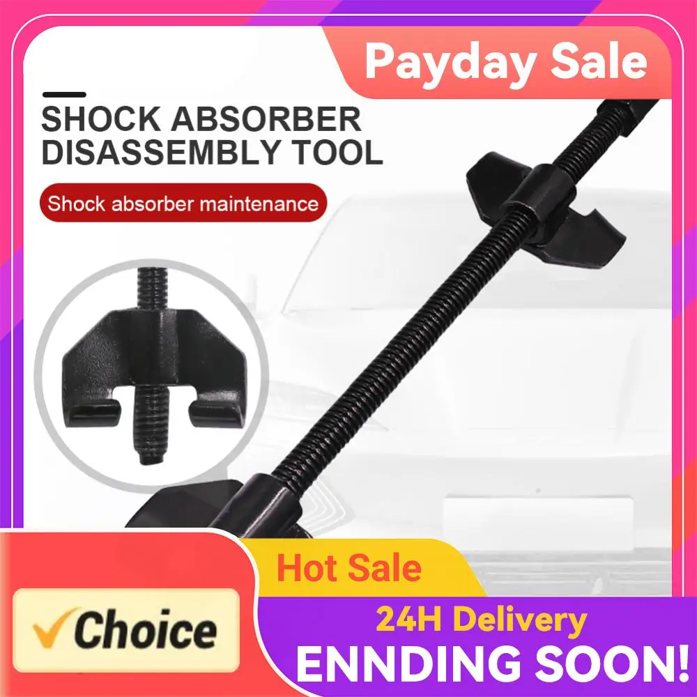 

Black Shock Absorber Disassembly Tool Heavy Duty Disassembly and Assembly Tools High Carbon Steel for Motorcycle Mountain Bike