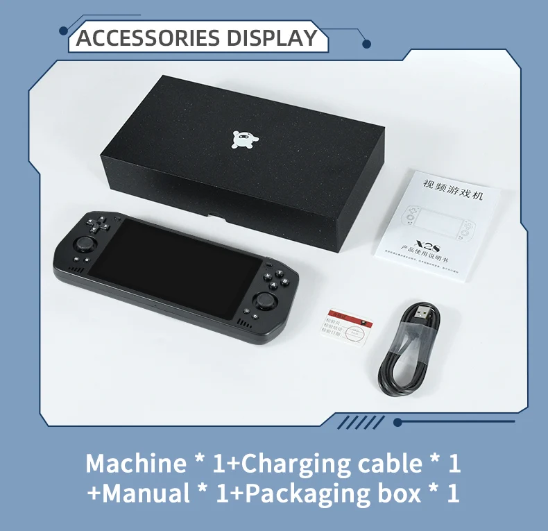 Android X28 Handheld Game Console 5.5 Inch IPS Screen Retro Console High Definition Support TV Connection