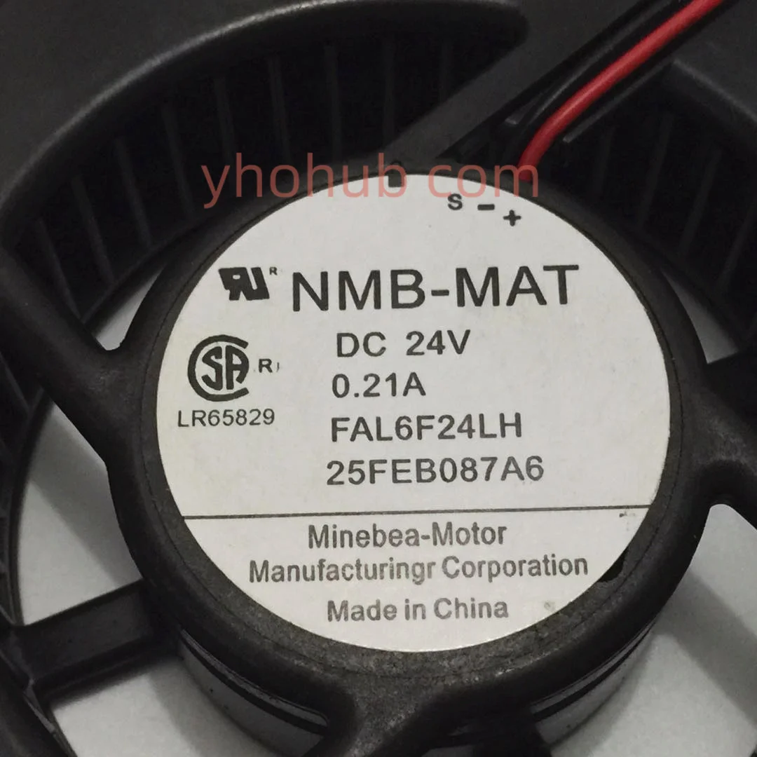 NMB-MAT fal6f24lh fal8f24lh dc 24v 0.21a 2-fio ventilador de refrigeração do servidor de 120x120x25mm