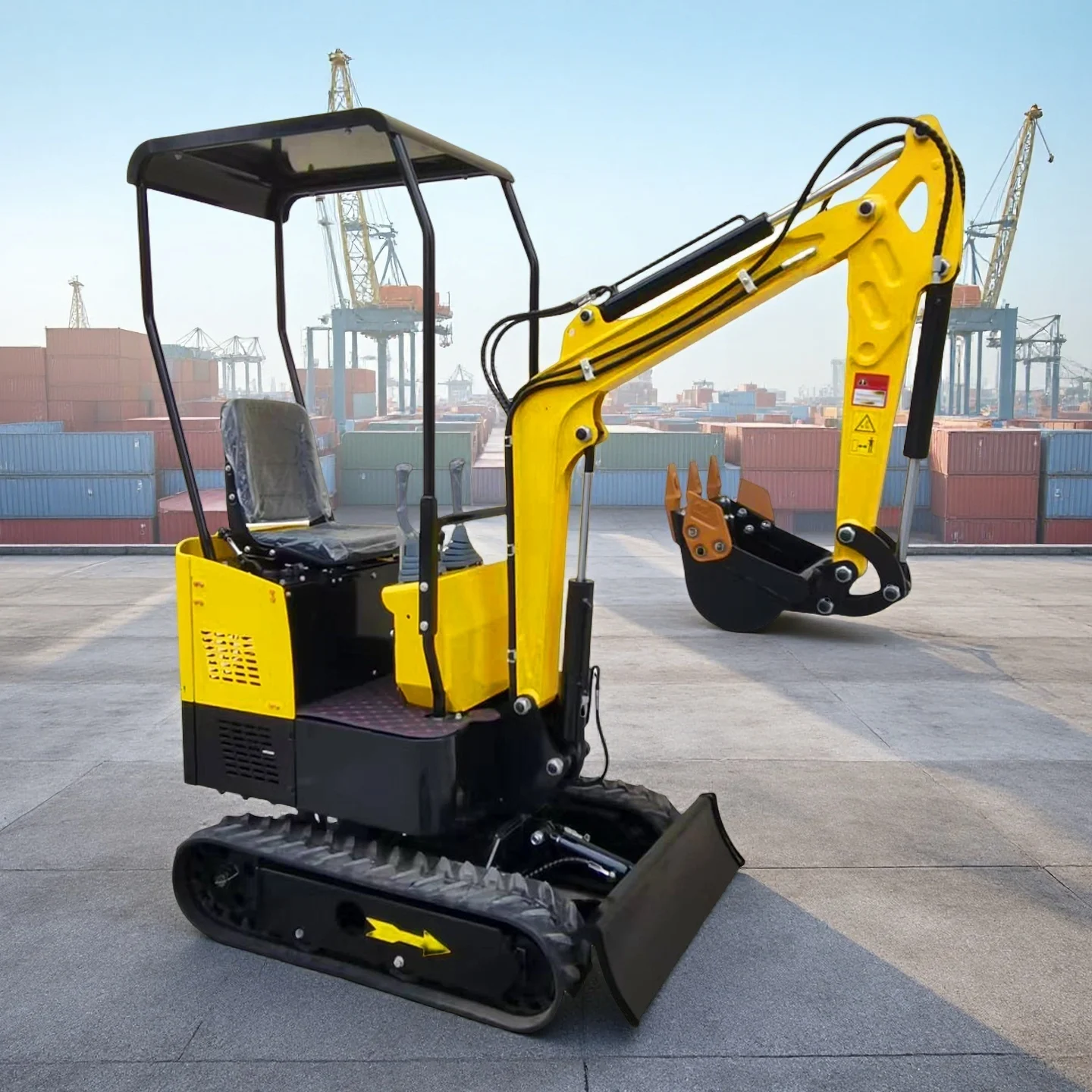 يمكن تخصيص الحفارات الصغيرة عالية الجودة 1 طن حفار صغير وحفارات زاحفة يتم توصيلها مجانًا