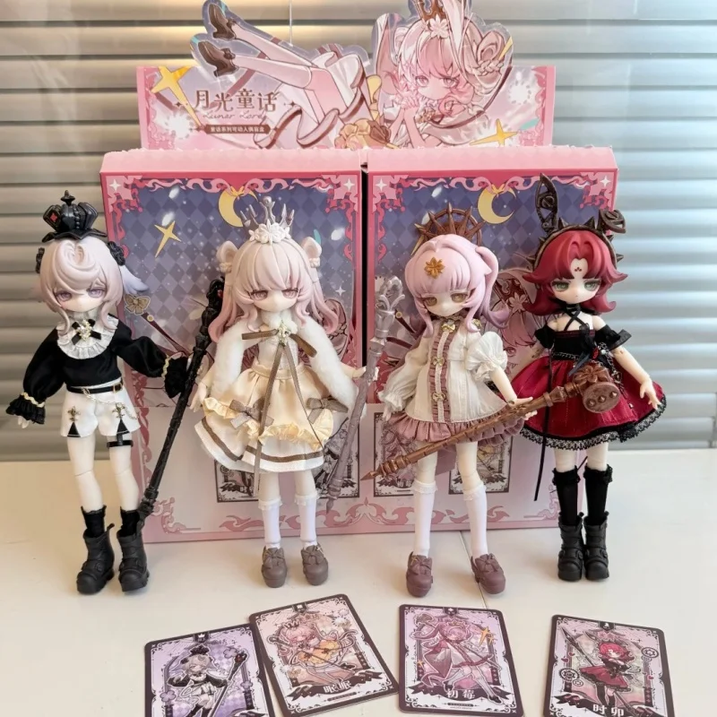 

Коллекционная кукла Spot Moonlight Fairy Tale Story 8-Point BJD в слепой коробке, оригинальная подвижная кукла-игрушка, фигурка-украшение со сменной одеждой, подарок