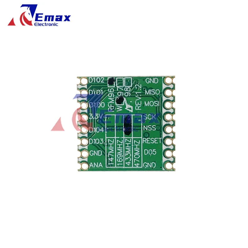 Imagem -02 - Lora-módulo de Transmissão sem Fio Fsk Gfsk 00k Rfm95 Rfm95w de 868mhz Módulo de Transmissão para Europa Interface Spi de 300 192kbps