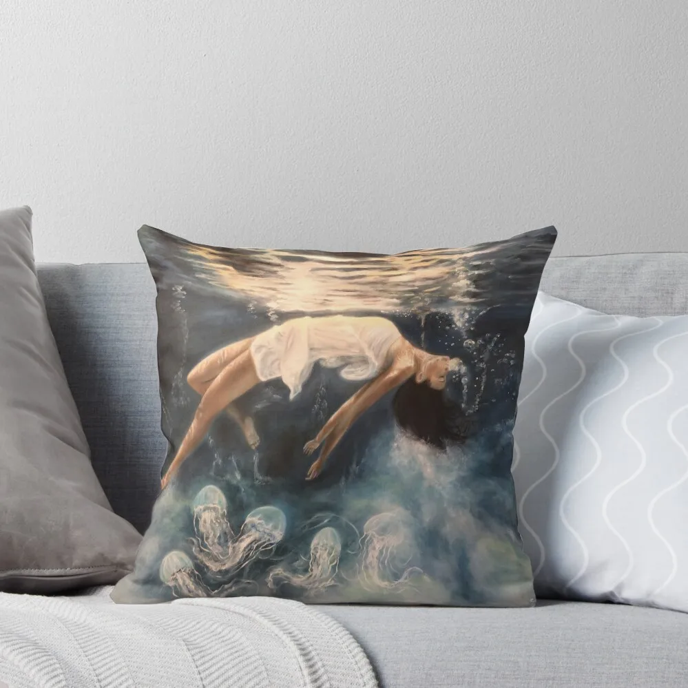 

Beneath the Surface Throw Pillow Ornamental Pillow Cusions Cover pillow