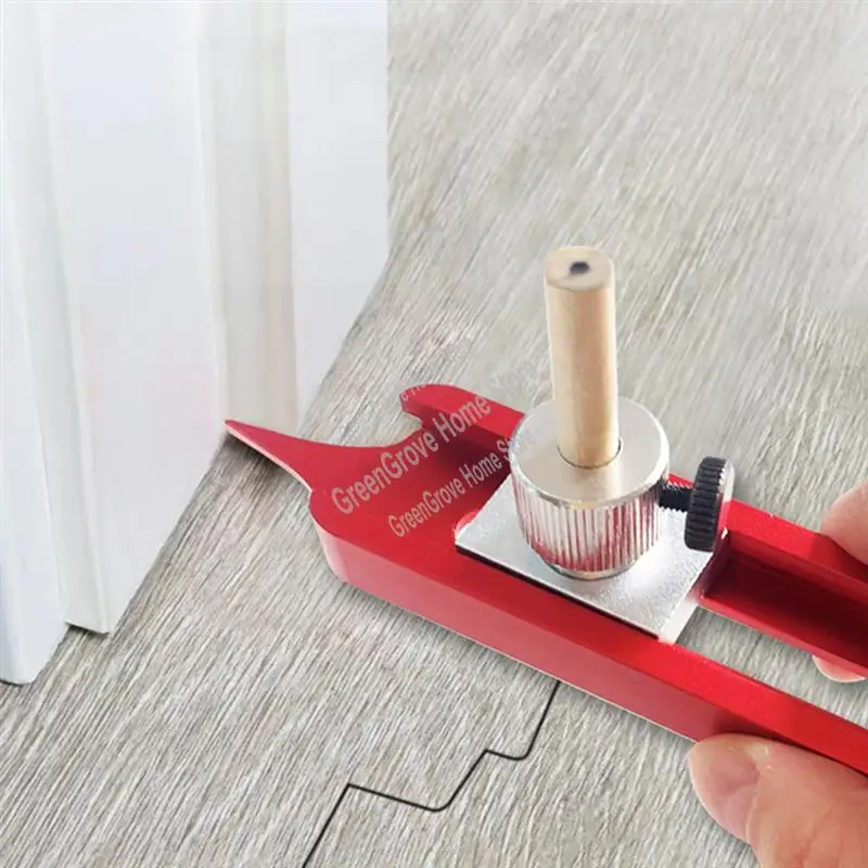 

Profile Scribing Ruler Contour Gauge For Skirting Scribe Measuring Shape Gauge Joinery Woodworking Tool, Easy To Use-A57M