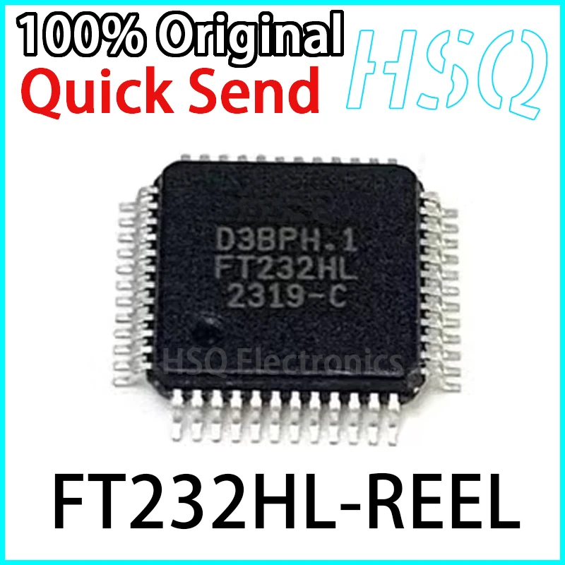 1PCS Original Genuine FT232HL-REEL FT232HL QFP48 USB Conversion Interface Chip IC New Stock