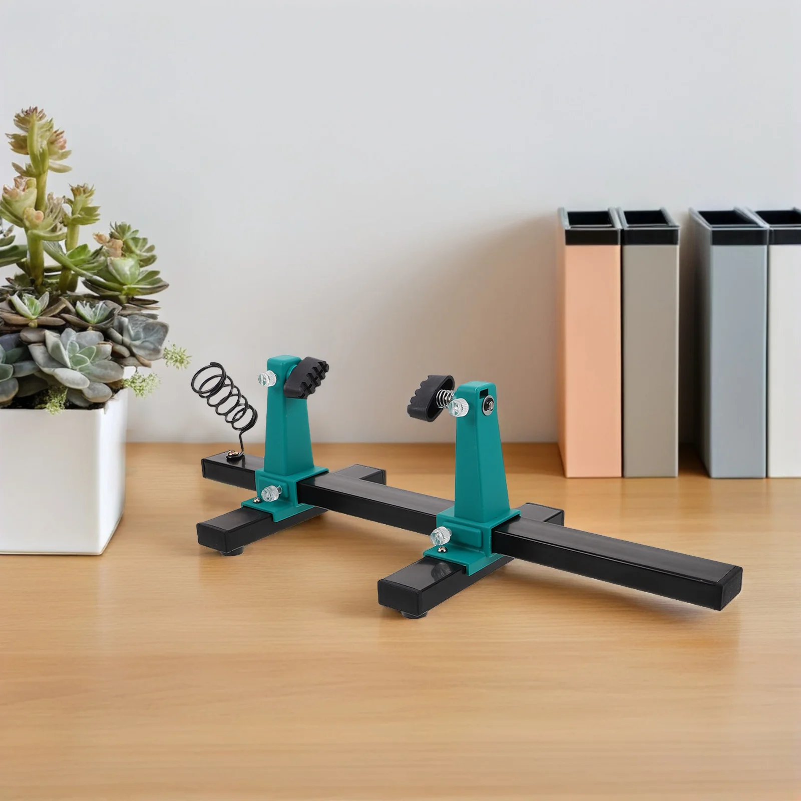 

Pcb Holder for Soldering - Rotating Circuit Board Clamp with Soldering Iron Stand - Adjustable Welding Fixture for Mobile