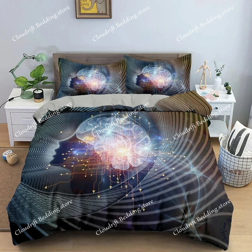

Galaxy Bedding Set Science Fiction Pattern Duvet Cover Print Comforter Covers Twin King ​Size Quilt Cover With Pillowcase