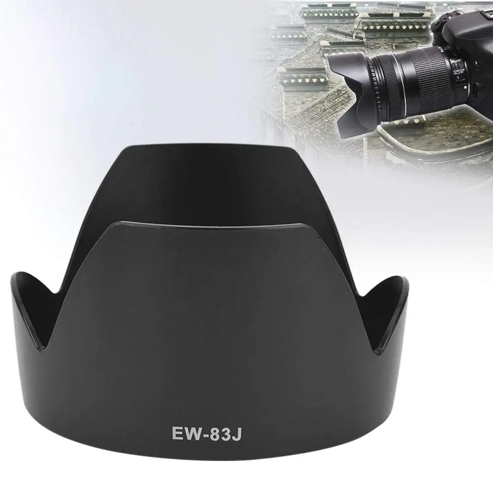 EW-83J EW83J 77mm Flower Petal Lens Hood Shade for Canon EOS EF-S 17-55mm f/2.8 IS USM / 17-55 mm F2.8 IS USM Camera Accessories