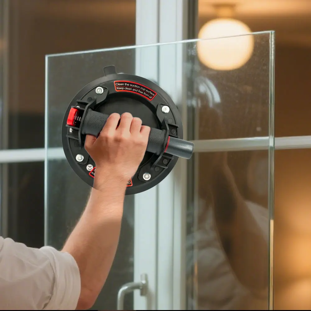 ホットセール中-ttaka7-超強力吸盤-8インチゴムベース-最大荷重220kg-手動操作-電源不要-箱付き